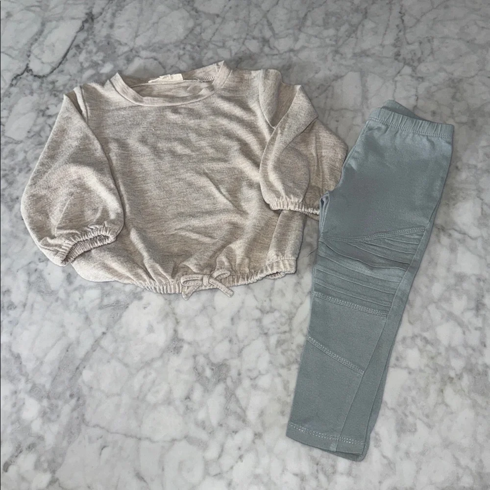 Jessica Simpson Neutral Toddler Outfit 2T